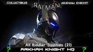Vergleiche preise für batman arkham knight knight und finde den besten preis. Batman Arkham Knight Headquarters All Riddler Trophies Youtube