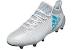 White And Blue Soccer Cleats