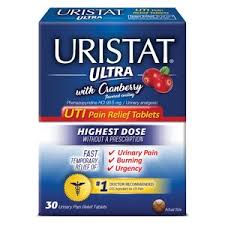 Again, this product that is both common and popular with sick humans would help to lower the ph of your dog's urine. Uristat Uti Relief Pak Test For Infection Pain Relief 1 Strip 12 Tablets
