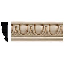 Shoe & quarter round narrow (shoe) and slightly wider (quarter round) moulding used along base trim. Ornamental Mouldings 27 32 In X 2 1 2 In White Hardwood Egg And Dart Chair Rail Moulding 691whw The Home Depot