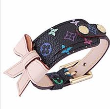 Louis vuitton auth less baxter mm dog pet lead & collier baxter pm collar set. Lv Dog Collar Louis Vuitton Dog Collar Lv Dog Collar Cute Dog Clothes