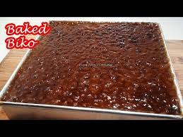 Easiest Yummy Baked Biko Recipe Youtube Biko Recipe Filipino Desserts Bibingka Recipe