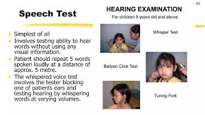 Image result for Whispered Voice Testing