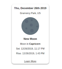 Wp Moon Phase Widget Wordpress Plugin Wordpress Org Moon Phases Names Moon Phases Moon Calendar