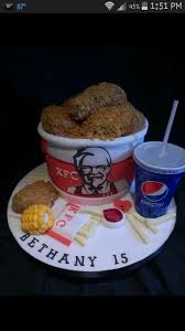 Kfc Cake Gateau Nourriture Gateau Anniversaire
