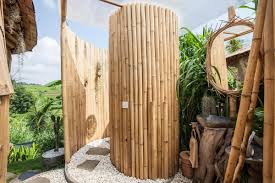 Camaya Bali Lotus Magical Bamboo House Cabins For Rent In Selat Bali Indonesia Bamboo House Outdoor Bathroom Design Bamboo House Design