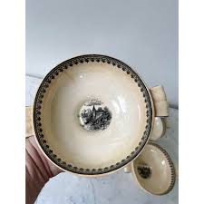 Rare Old Abbey Ware Ant Alpine v & B M Saars Basin Villeroy Boch Germany  China Bowls