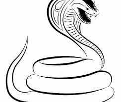 Its characteristic feature is the ability, when a danger arises, becomes in a stance. King Cobra Coloring Page Best Of Cobra Snake Head Drawing At Getdrawings Snake Coloring Pages Coloring Pages Curious George Coloring Pages