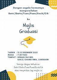 Create html5 flipbook from pdf to view on iphone, ipad and android devices. Kad Jemputan Majlis Graduasi 2020 Fernfang Cheah Flip Pdf Anyflip
