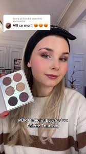 Svarar @Sandra Boström Torsdagslooken är säkrad med PÜR On Point Eyeshadow  Palette Thursday✨ #hudoteket #fyp #foryou #makeup #pür #pürcosmetics  @purcosmetics