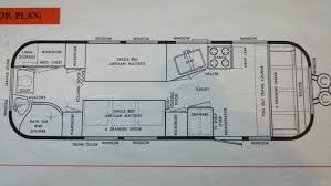Working Fridge And Pantry Airstream Travel Trailer Floor Plans Airstream Renovation