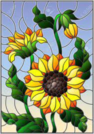 See more ideas about stained glass flowers, glass flowers, stained glass patterns. Illustration In Stained Glass Style With A Bouquet Of Sunflowers Royalty Free Cliparts Vectors And Stock Illustration Image 95062087