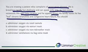 Please provide feedback and requests for this module here! Nremt Test Question Example Youtube