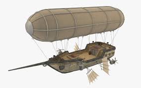 Airship Scarletts Pride 3d Model Airship Steampunk Ship Zeppelin Airship