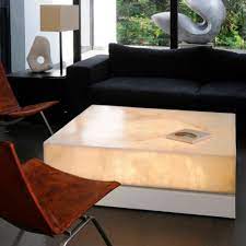 Whether you want a round coffee table or a square one, a glass coffee table or one of marble, you'll find it here. Contemporary Coffee Table Mona Atelier Alain Ellouz Alabaster Stone Base Square