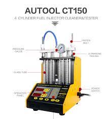 Autool Ct150 Car Injector Cleaning Tool 4 Cylinder Auto Ultrasonic Injector Cleaner Tester Diagnostic Machine 220 110v Ultrasonic Cleaners Car Diagnostic Tool