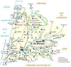 Последние твиты от les landes (@les_landes). Carte Departement Landes Departement Landes Et Codes Postaux Landes