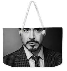 Robert Downey Jr Tote Bag by Liam Hammond
