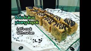 Gula pasir 2 sendok makan. Resep Bolu Kukus Pisang Kepok Enak Dan Gampang Youtube
