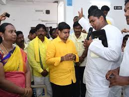 Nara lokesh was born on 23 january 1983. Nara Lokesh Offers Prayer At Church Before Starting Poll Campaign