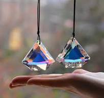 Amazon.com: STINO - 2 prismas de cristal transparente con ...