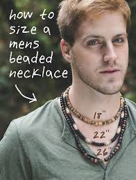 Unlike chains and earrings, a ring is a unique and invaluable jewel that you wear not just to look beautiful. How To Size A Mens Beaded Necklace Authentic Arts Men S Jewelry