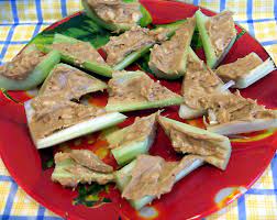 Celery And Peanut Butter Recipe Food Com