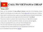 How to make international call to vietnam