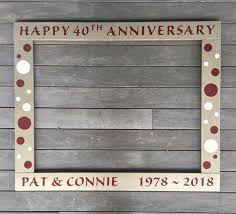 Anniversary Photobooth Frame Prop Bridal Shower Photobooth Etsy In 2020 Photo Booth Frame Photo Booth Frame Prop Party Photo Frame