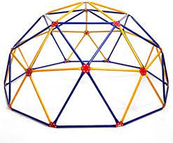 Amazon Com Easy Outdoor Space Dome Climber Rust And Uv Resistant Steel 1000 Lb Capacity For Kids Ages 3 To 9 Sports Outdoors