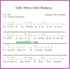 Lirik Lagu Satu Nusa Satu Bangsa