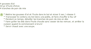 Recette Cro Tons L Ail Thermomix En 2020 Thermomix Croutons Ail