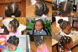 Birthday Hairstyles For Black Natural Hair School Friendly Hairstyles Natural Hair Styles Hair Styles Little Girl Hairstyles