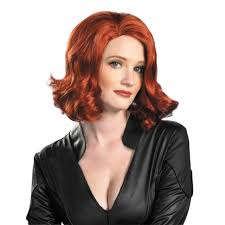 Don't think about how they felt the empty space where a certain red haired assasin would fit in perfectly. Adult Marvel Comics Movie The Avengers Black Widow Agent Red Hair Costume Wig For Sale Ebay