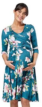 Warum ein festliches stillkleid zur hochzeit passt. Happy Mama Damen 2in1 Umstands Gerafften Stillkleid Doppelschicht 3 4 Armel 609p Grun Mit Blumen Stillkleid Festlich De