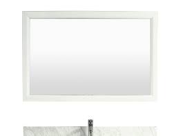 The wonderful thing about contemporary bath. Eviva Aberdeen 48 White Framed Bathroom Wall Mirror Walmart Com Walmart Com