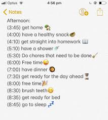 After School Routine For When You Get Home School Routine For Teens School Night Routine Morning Routine School