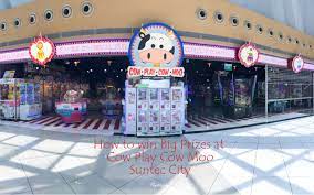We had a lot of fun playing some new games a. How To Win Big Prizes At Cow Play Cow Moo Suntec City The Wacky Duo Singapore Family Lifestyle Travel Website