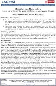 Musterformulierung für einen tantiemevorschuss in ihrem anstellungsvertrag. Merkblatt Zum Mutterschutz Beim Beruflichen Umgang Mit Kindern Und Jugendlichen Pdf Kostenfreier Download