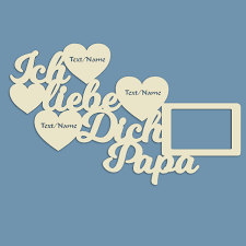 Ich liebe dich by kanal, released 25 february 2013 1. Bilderrahmen Geschenke Ich Liebe Dich Papa Mit Namen