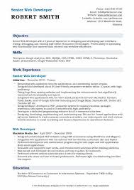 Web developers, in particular, can include their social profiles. Senior Web Developer Resume Samples Qwikresume