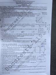 Subiectele de la fizica, variantele 2009. Subiectele La Bacalaureat Proba De FizicÄƒ Varianta 9 Dcnews