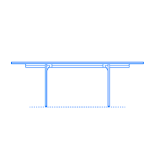 Amish natural cherry dining room table. Dining Tables Dimensions Drawings Dimensions Com