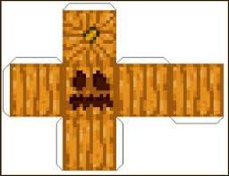 Comment faire une citrouille sculpt?e minecraft. Jack O Lantern 3d De Minecraft Etape 1 Tubefr Com