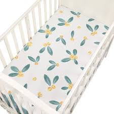 Enjoy sweet dreams with cot bed mattresses and travel cot mattresses from mini uno. Egmaobaby100 Cotton Bed Linen Crib Fitted Sheet Soft Baby Bed Mattres Kidavito