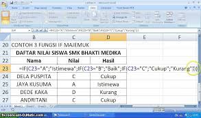 Maksud dari rumus if ganda adalah kit menggunakan fungsi if. 20 Fungsi If Majemuk Ms Excel 2007 Youtube