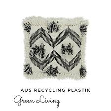 Kissen Fur Den Garten Mit Fransen In Schwarz Weiss Aus Recycling Plastik In 2020 Tierkissen Kissen Recycling