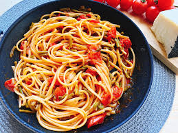 Spaghetti quadrati con sugo fresco e mozzarella. Linguine Con Asparagi E Pomodorini Pachino Ricette Al Volo