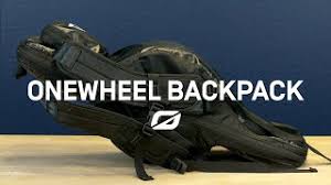 Padded single bike wheel bag model: Onewheel Backpack Overview Youtube