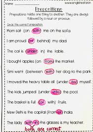 A preposition of place is used to refer to the location this page includes a complete esl lesson plan to teach prepositions of place to kids / beginner learners. English Safari Education Website Education Facebook